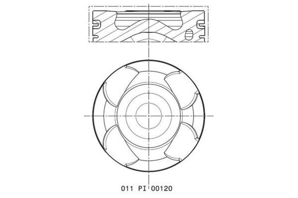 Piston (79.70MM-STD)  NÜRAL 8773466STD000G