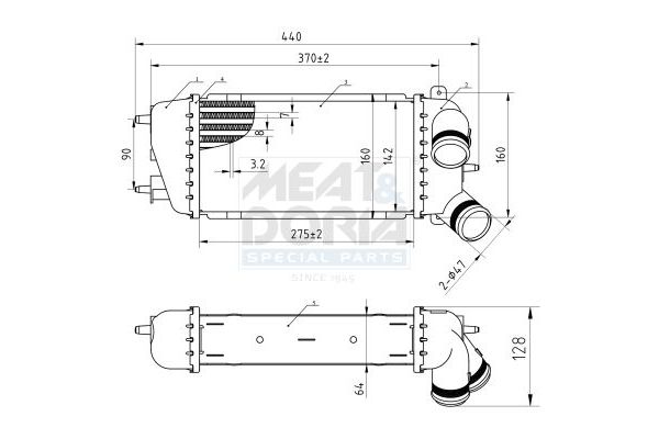 Turbo Radyatörü  VEKA 42-1503
