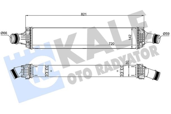 Turbo Radyatörü  Audi A4 Sedan (8W2)(08.2015->)  KALE 375935