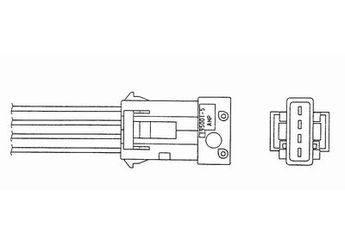 Oksijen (Lambda) Sensörü  NGK 92031  16287Z 1628 7Z