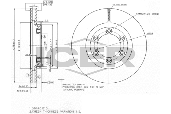 Fren Disk Ayna Arka Sağ ve Sol BRAXIS AE0834