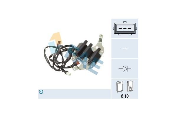 Ateşleme Bobini  Audi 80 (08.1991->)  FAE 80428