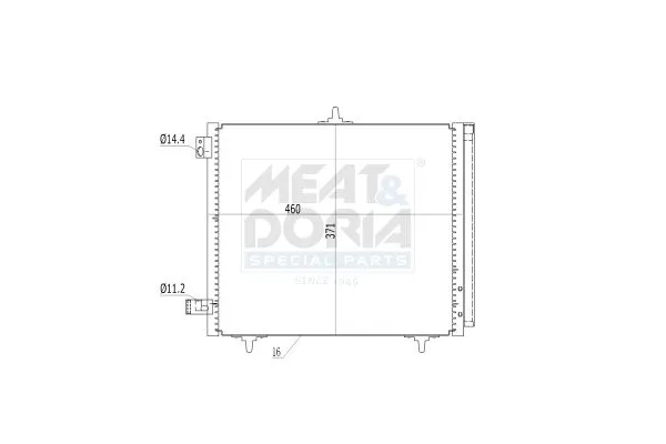 Klima Radyatörü  Opel Crossland X (2017->) / Crossland (2021->)  MOCA ACCN1233