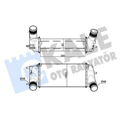 Turbo Radyatörü  Ford B-MAX (CB2)(2012->)  BSG 30-535-021