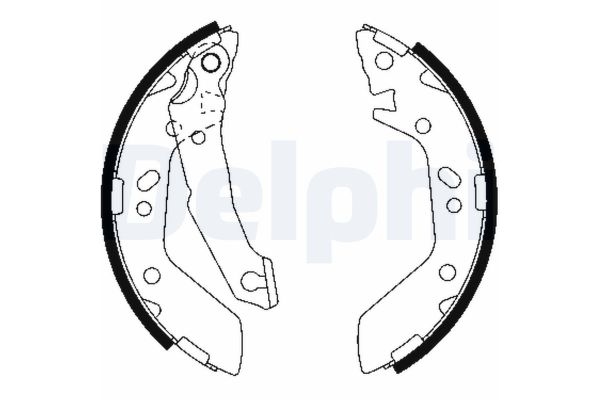 Fren Pabuçlu Balata Arka DELPHI LS1909