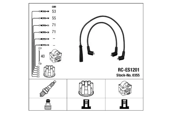 Buji Kablosu  Suzuki Alto (SH410/EF)(1995->)  NGK 0355