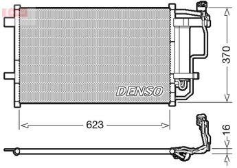 Klima Radyatörü  DENSO DCN44007  BBY26148ZA BBP261480A BBP261480B
