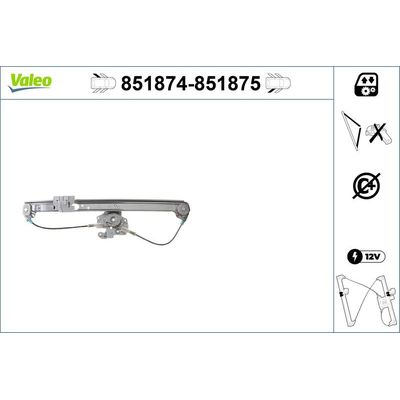 Cam Krikosu Arka Sol BMW X5 Serisi (E53)(2000->)  VALEO 851874