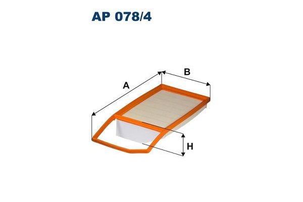 Hava Filtresi  Fiat 500L (351) Living (2013->)  FILTRON AP 078/4
