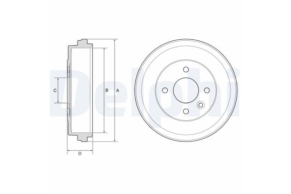 Kampana Arka Sağ veya Sol DELPHI BF637