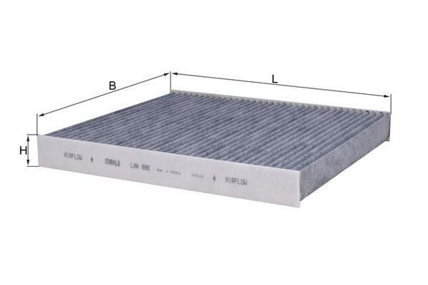 Polen Filtresi  Volkswagen Crafter P.Van (SY/SX)(09.2016->)  MAHLE LAK 888