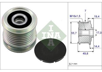Alternatör Kasnağı  INA 535 0165 10  A2711550215 2711540902 271 154 09 02 2711541402 271 154 14 02 2711541502 271 154 15 02 2711541802 271 154 18 02 2711550215 271 155 02 15 A2711540902 A 271 154 09 02 A2711541402 A 271 154 14 02 A2711541502 A 271 154 15 02 A2711541802 A 271 154 18 02 A 271 155 02 15
