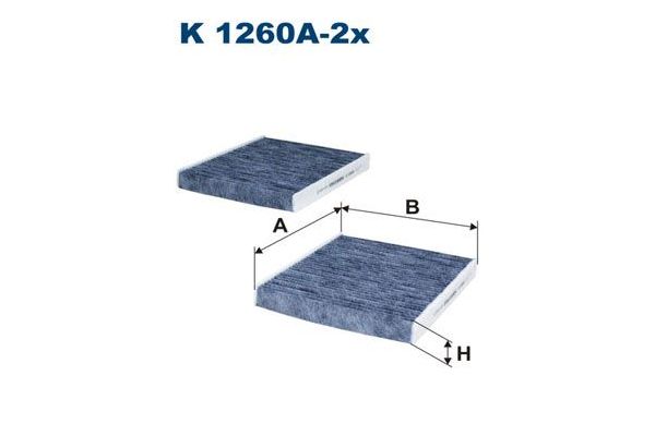 Polen Filtresi  BMW M6 Serisi Gran Coupe (F06)(2013->)  FILTRON K 1260A-2x