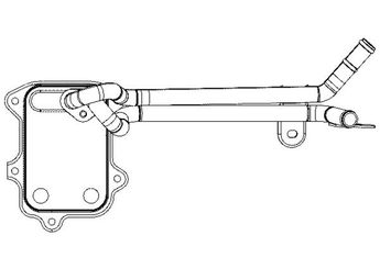 Motor Yağ Soğutucu  MAHLE CLC 188 000S  3C117021E 03C117021E 3C117021J 03C117021J 3C117021D 03C117021D