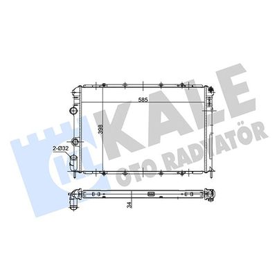 Su Radyatörü  KALE 128000