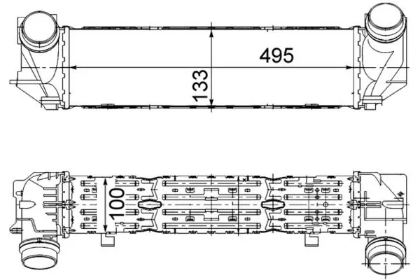 Turbo Radyatörü  MAHLE CI 476 000S