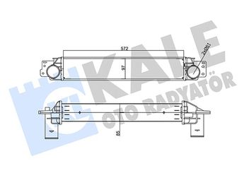 Turbo Radyatörü  MGA 80531  96629070 4805404
