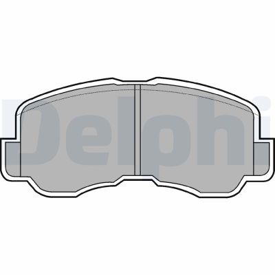 Fren Disk Balata Ön Mitsubishi Pajero (L040)(1984->)  DELPHI LP640