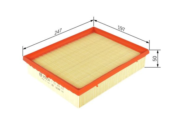 Hava Filtresi  Renault Laguna Grandtour (2007->)  BOSCH F 026 400 267