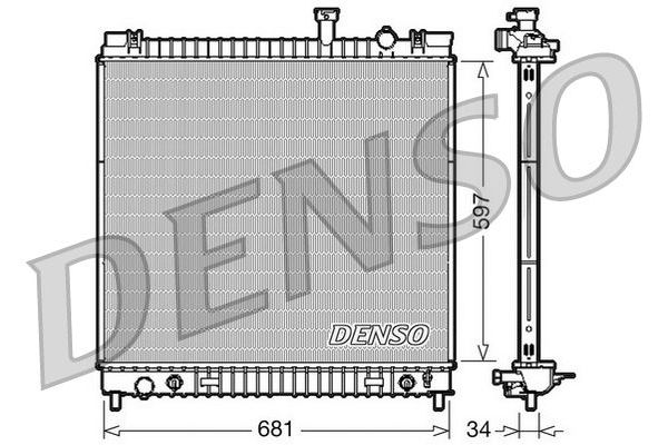 Su Radyatörü  DENSO DRM46031