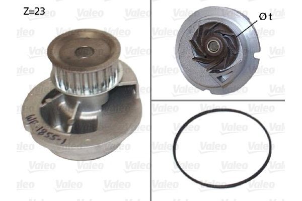 Devirdaim Su Pompası  Saab 9-3 4 Kapı (2003->)  VALEO 506656