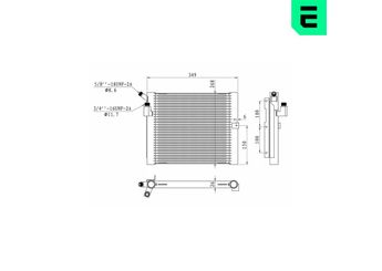 Klima Radyatörü  ERA 667430  96457301102 96457301103 99357301100 99357301101 99357301102