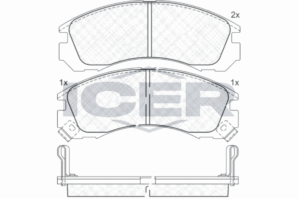 Fren Disk Balata Ön Mitsubishi Pajero Sport (K90)(1999->)  WONGA 271052