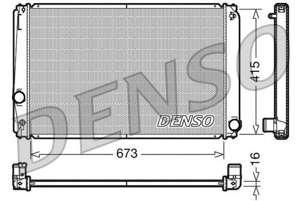 Su Radyatörü  DENSO DRM50051