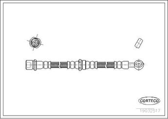Fren Hortumu Ön Sağ OSSCA 01398  26531AA001