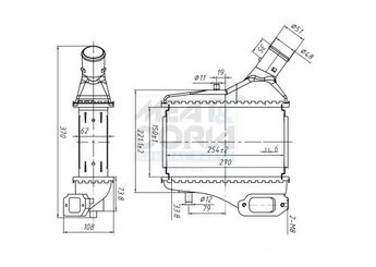 Turbo Radyatörü  ORİS 445-4835  19710RSXG01 19710R7CG01 19710RSXG010M1 19710RSXG01HE