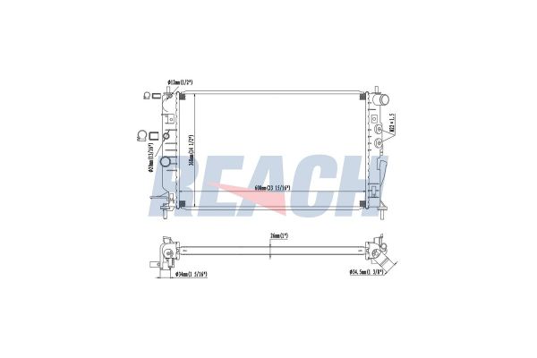 Su Radyatörü  BEHR CR 649 000S
