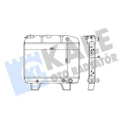 Su Radyatörü  ORİS BAU062026