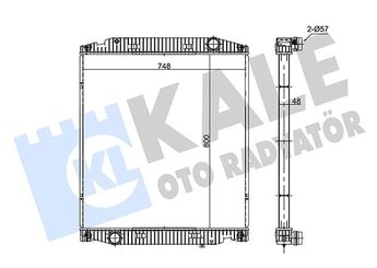 Su Radyatörü  KALE 349385  5010514415 5010514416 7420775792 41218266 5802776649 98340312