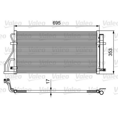 Klima Radyatörü  VALEO 814488