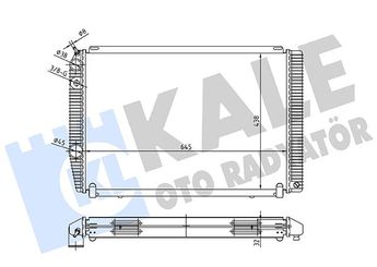 Su Radyatörü  WENDERPARTS MA6385012801  316311301012  316311301012 31630013