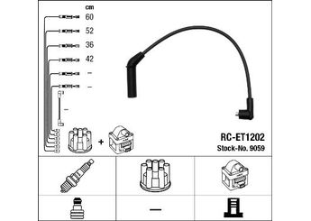 Buji Kablosu  NGK 9059  9091922158 9091922167 9091922168 90919-22168