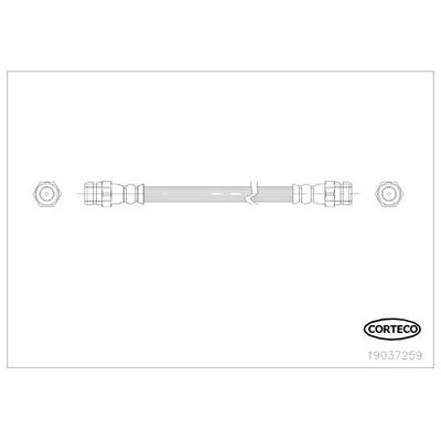 Fren Hortumu Arka Sağ veya Sol SVAC 10-0264
