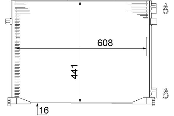 Klima Radyatörü  MAHLE AC 528 000S