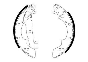 Fren Pabuçlu Balata Arka BOSCH 0 986 487 076  