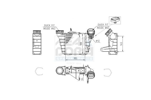 Turbo Radyatörü  VEKA 42-4434