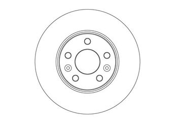 Fren Disk Ayna Ön Sağ ve Sol TRW DF4615  402062000R 40 20 620 00R 4204211800 420 421 18 00 A4204211800 A 420 421 18 00 402066RN0A 40206-6RN0A
