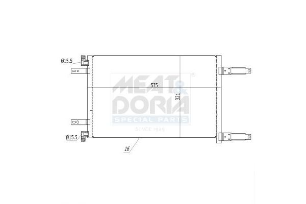 Klima Radyatörü  VEKA 43-1803