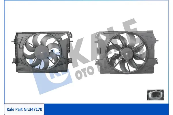 Radyatör Fan ve Motoru  Renault Captur (2013->)  RENAULT ORJINAL 214816703R