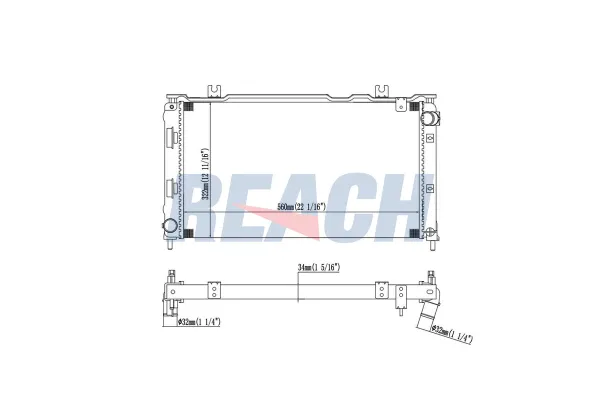 Su Radyatörü  Lada Kalina 2 Hatchback (2192)(2014->)  MGA 80001