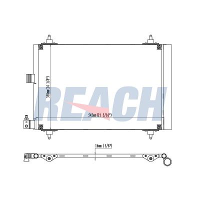 Klima Radyatörü  Peugeot Partner (S2)(11.2002->)  BITAPART BPE203004