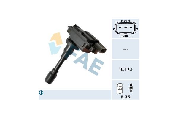 Ateşleme Bobini  Fiat Sedici (189)(2006->)  FAE 80343