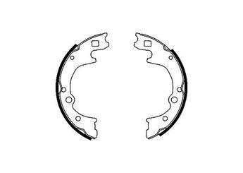 Fren Pabuçlu Balata Arka MGA 54243  583054FA01 44060HC625 5830544A30 5830544A60 5830544A70 583054FA10 S02A26310A S02A49380 S08526310 S08526330 S08549380 S0YA2638Z K7562638Z 0K7562638Z S3YA2638ZA SEZ92638Z SGY22638Z