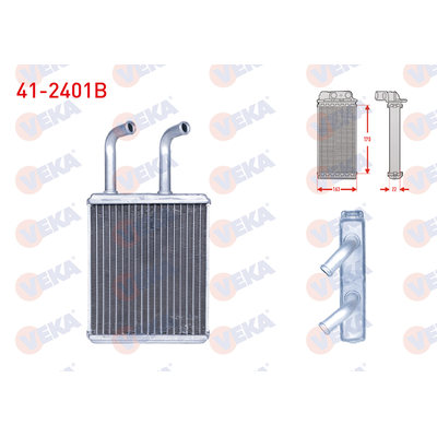 Kalorifer Radyatörü  VEKA 41-2401B