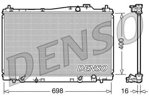Su Radyatörü  DENSO DRM40017