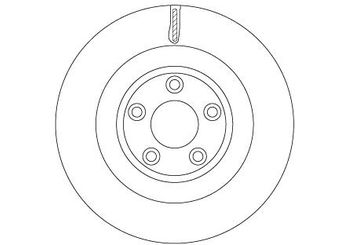 Fren Disk Ayna Arka Sağ ve Sol TRW DF6816S  JAGUART2R5941 T2R5941